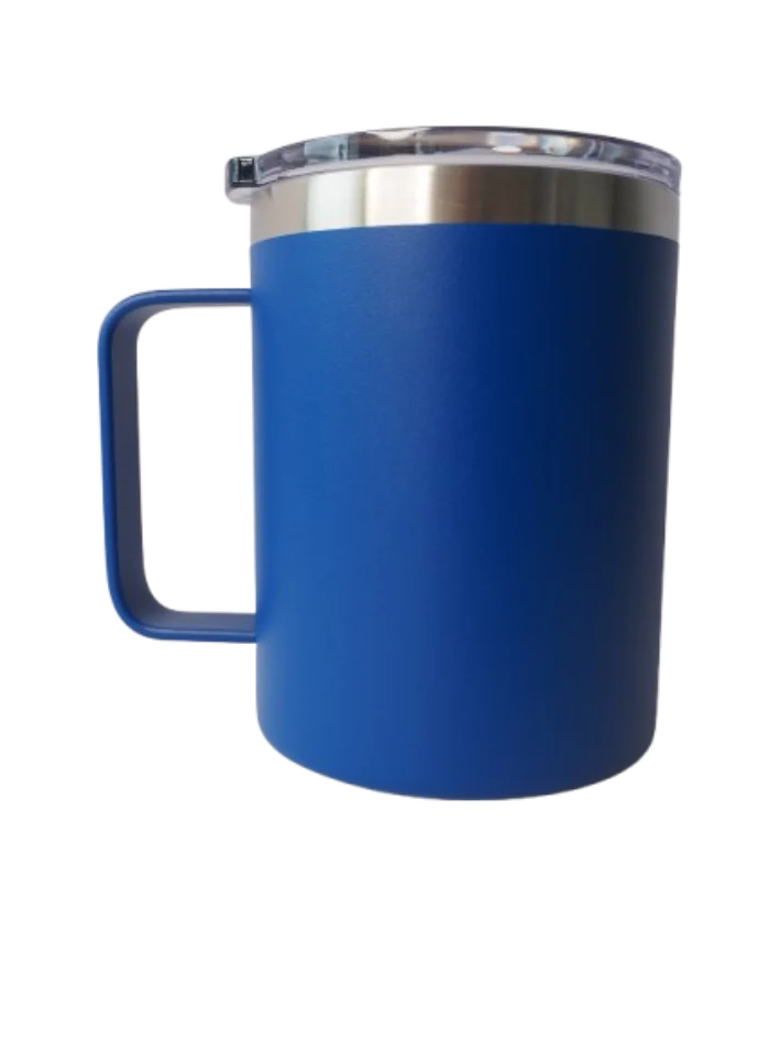 12oz Blue Insulated Travel Mug