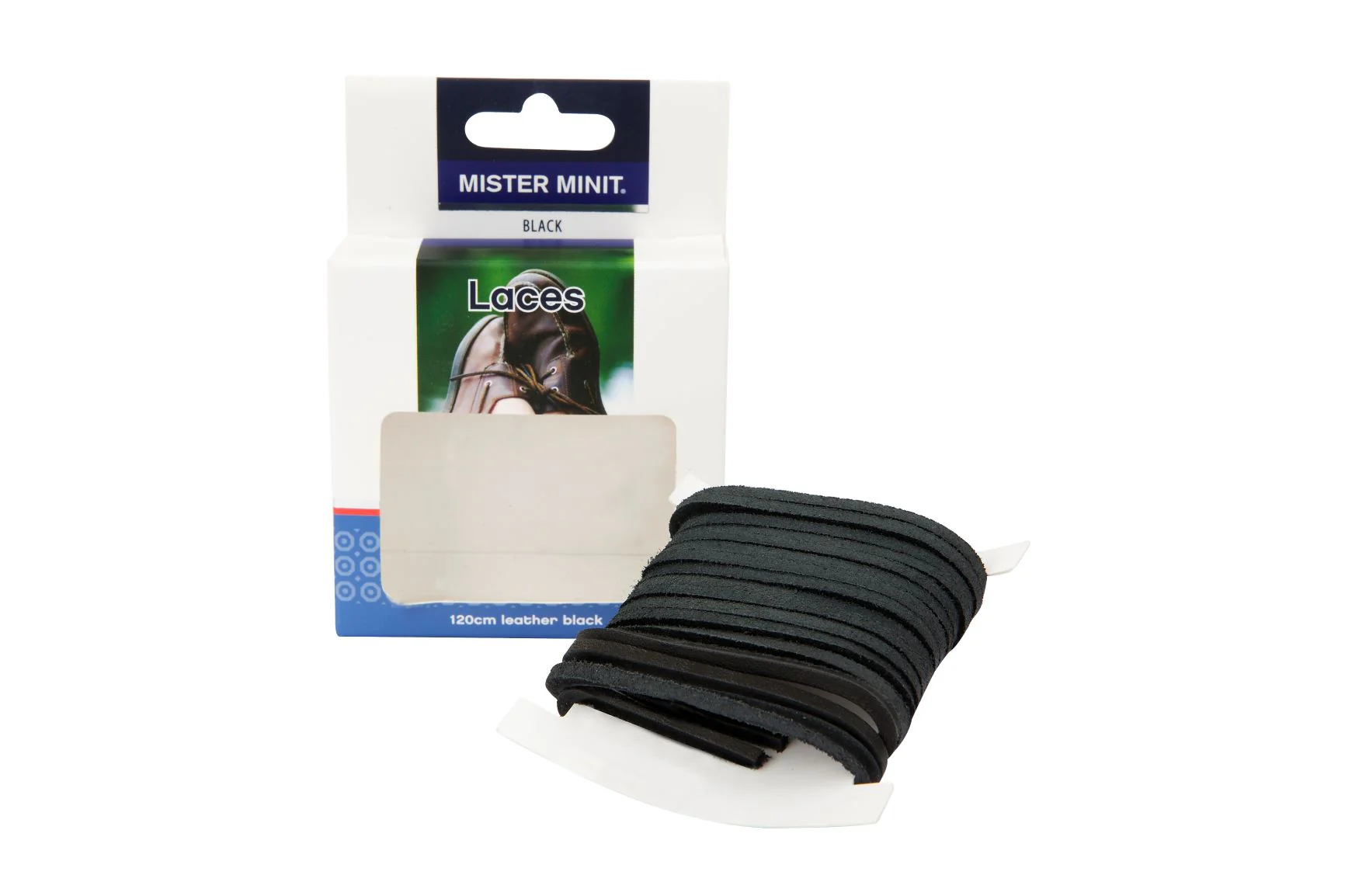 120cm Leather Black Laces - Image 3