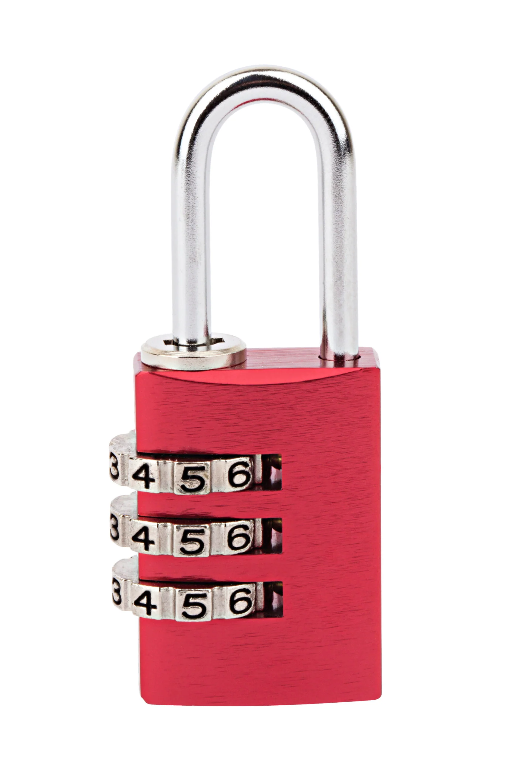 20mm Aluminium Combination Red ABUS Padlock - Image 2