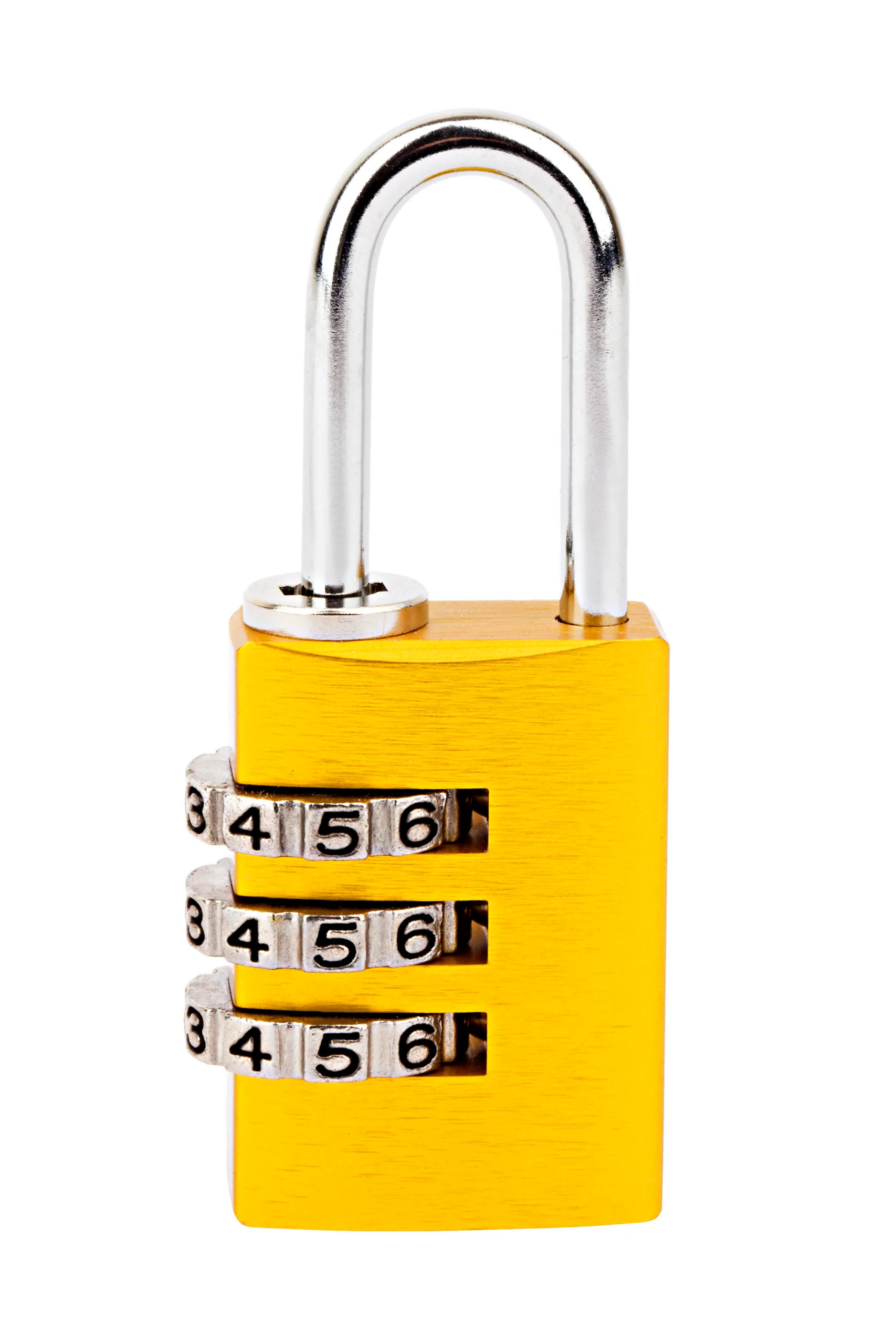20mm Aluminium Combination Yellow ABUS Padlock - Image 2