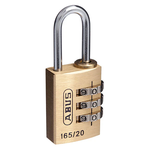 20mm Brass Combination ABUS Padlock - Image 3