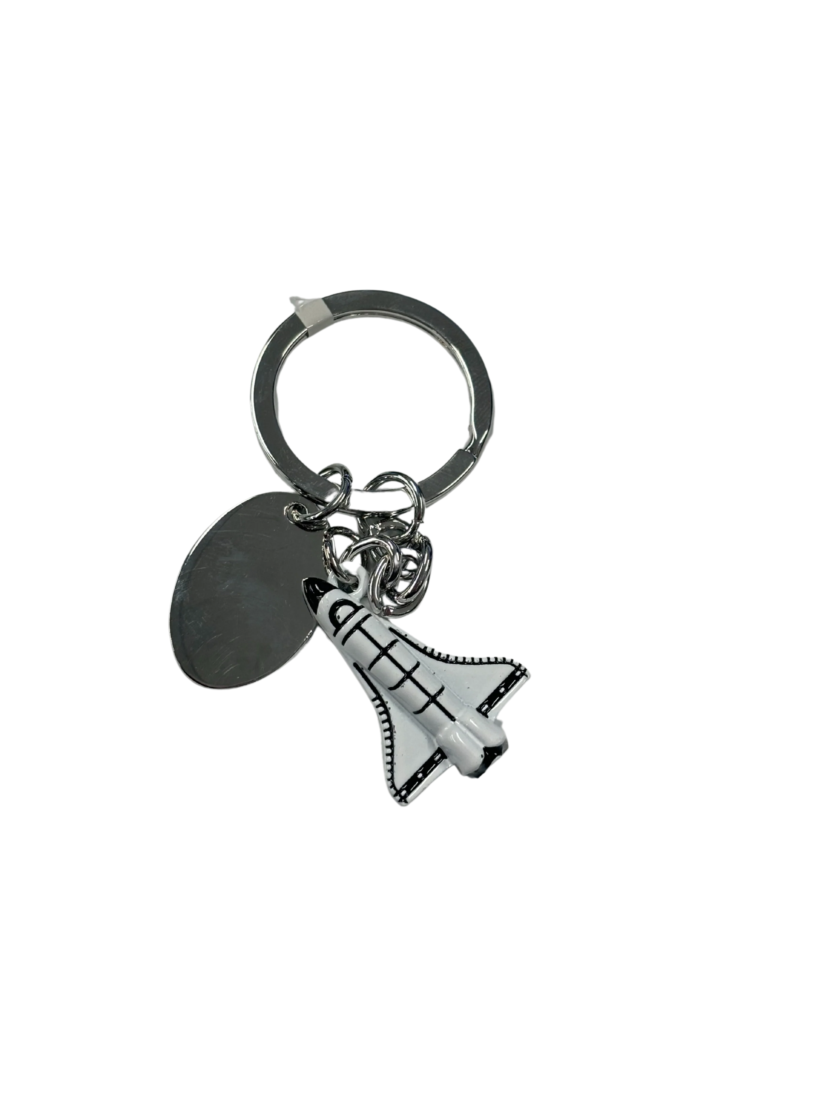 3D Rocket Ship Keyring