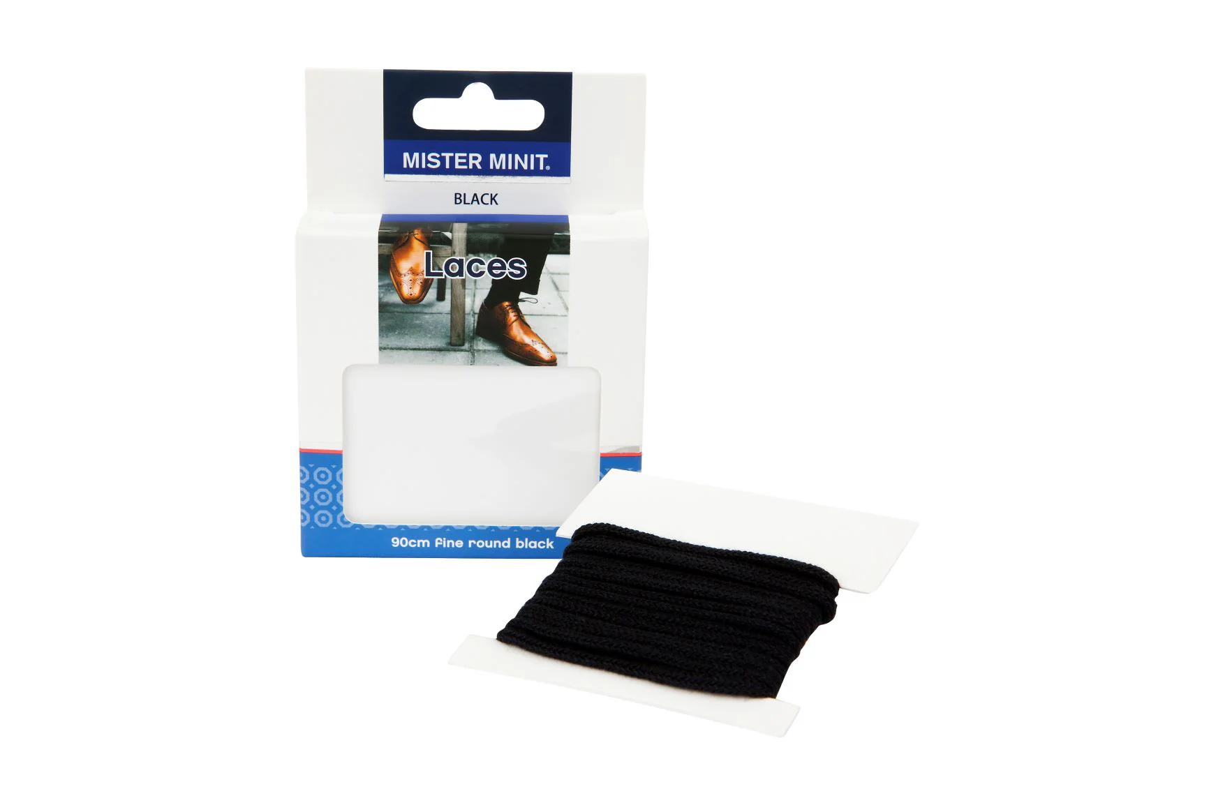 90cm Fine Round Black Laces - Image 3