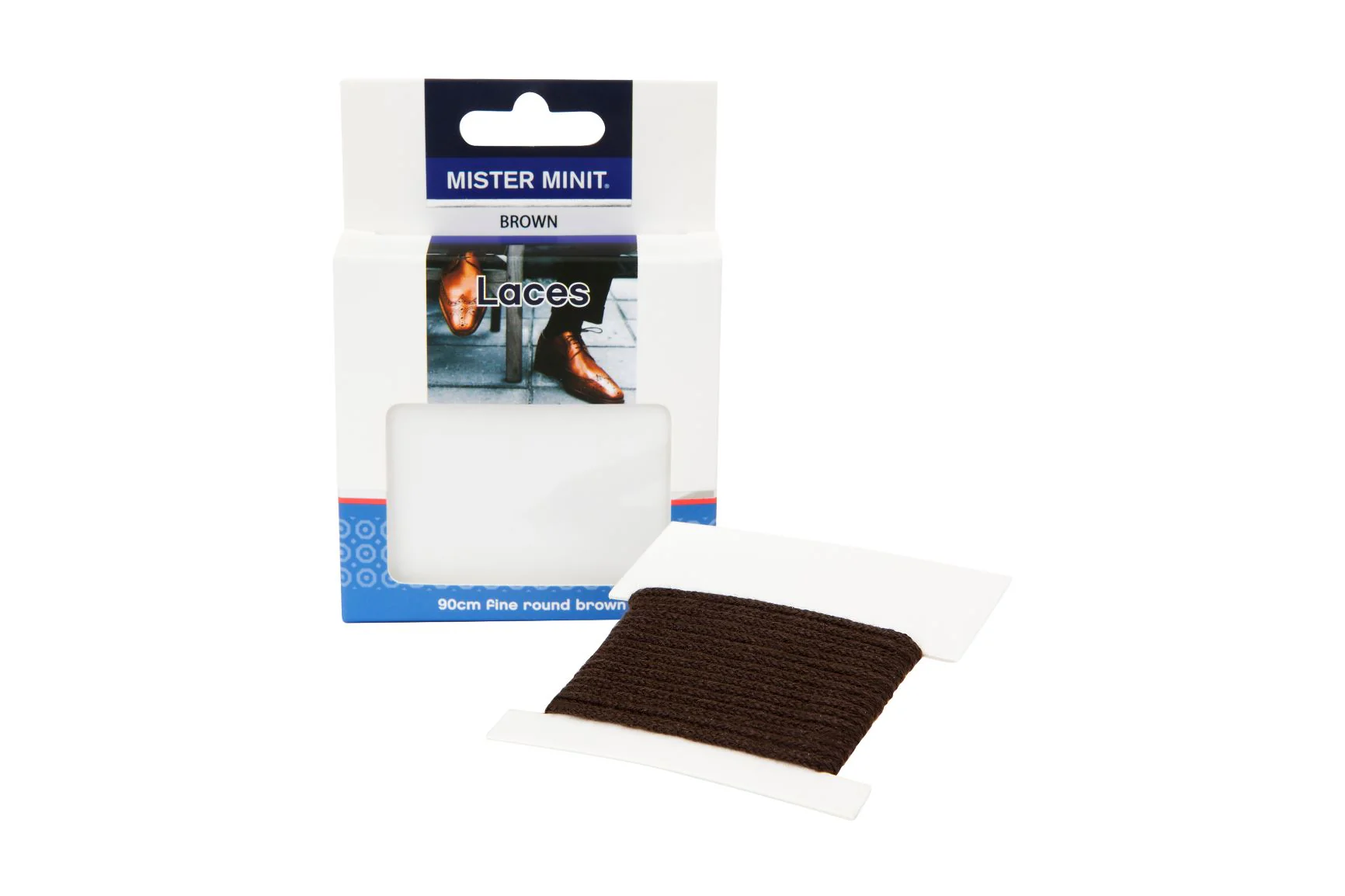 90cm Fine Round Brown Laces - Image 3