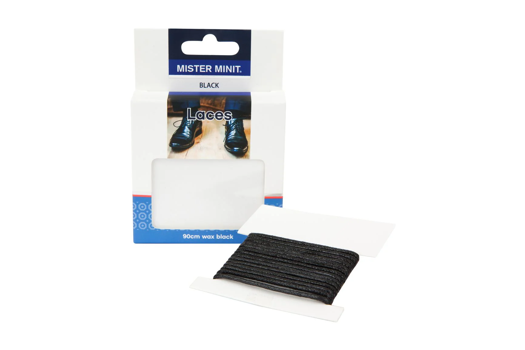 90cm Wax Black Laces - Image 3
