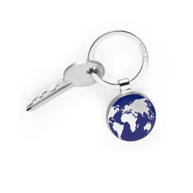 Around The World Globe Keyring - Image 2