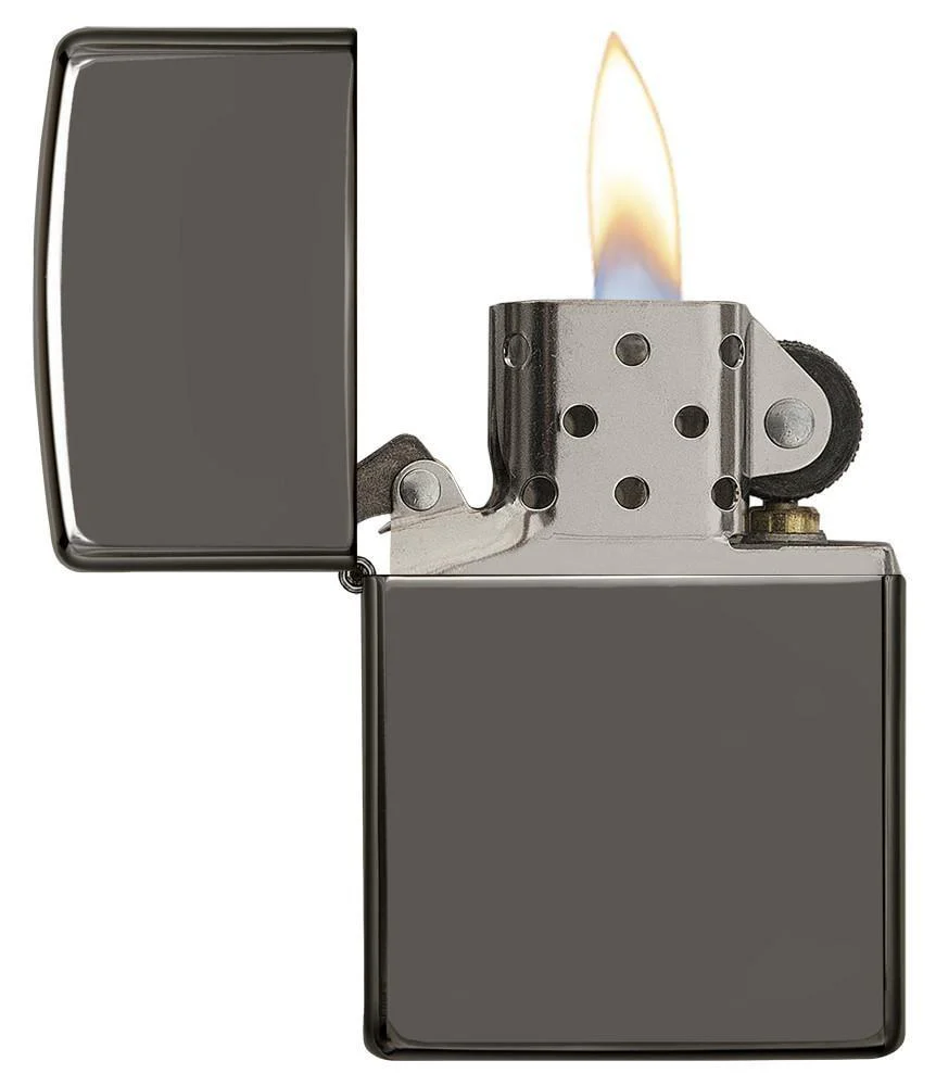 Black Ice Zippo Lighter - Add Personalisation - Image 2