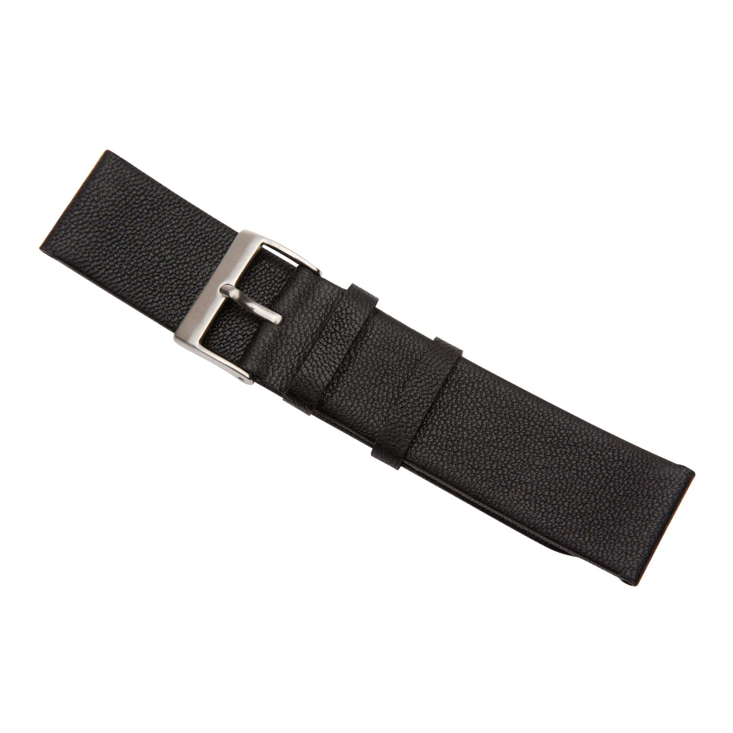 Black Lambskin Leather Watch Band - Image 11