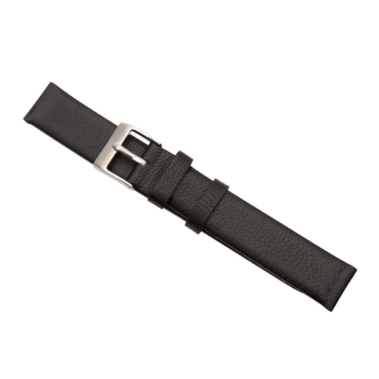 Black Lambskin Leather Watch Band - Image 8