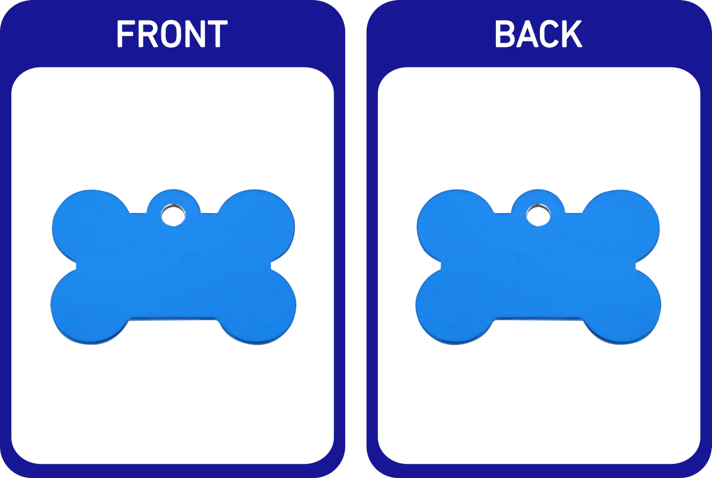 Anodised Aluminium Bone Dog Tags - Image 6