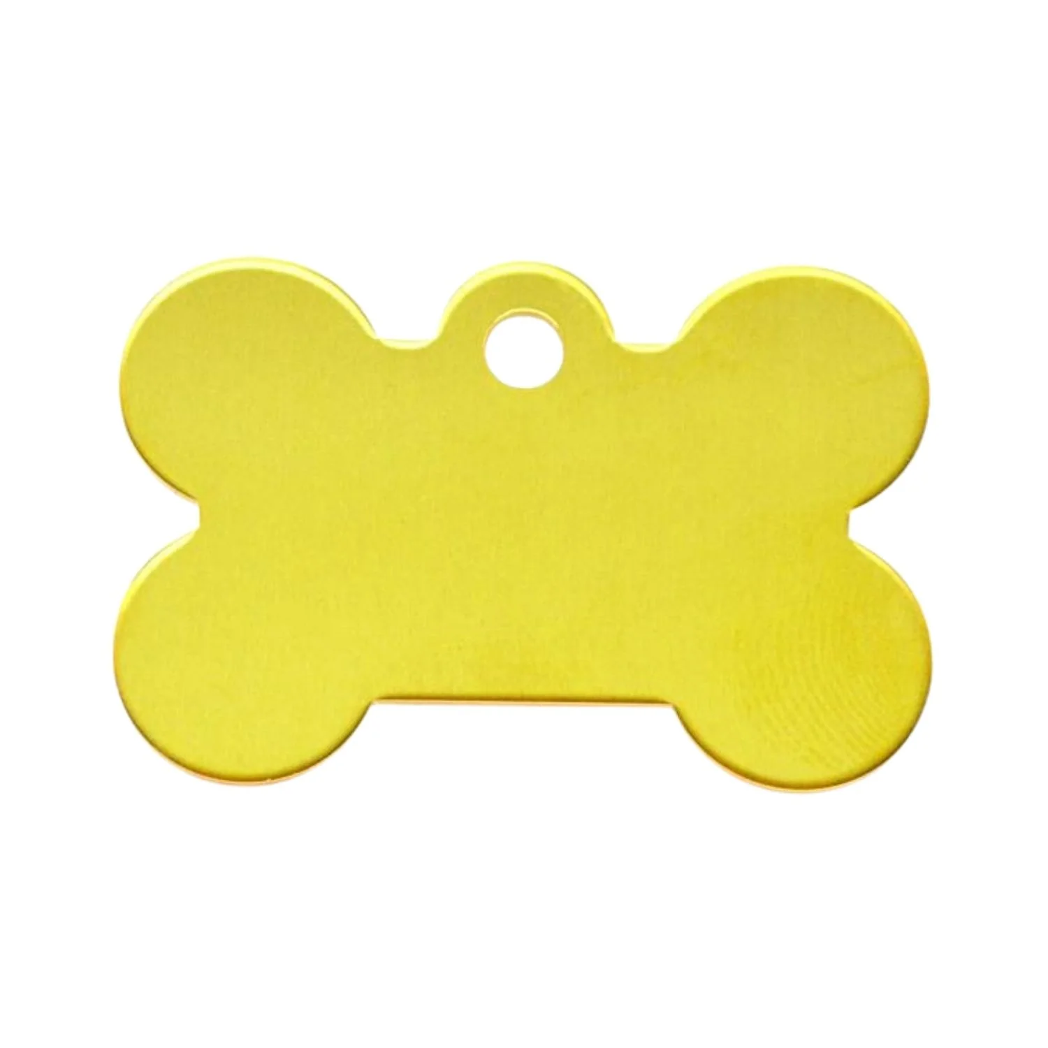 Brass Bone Dog Tag