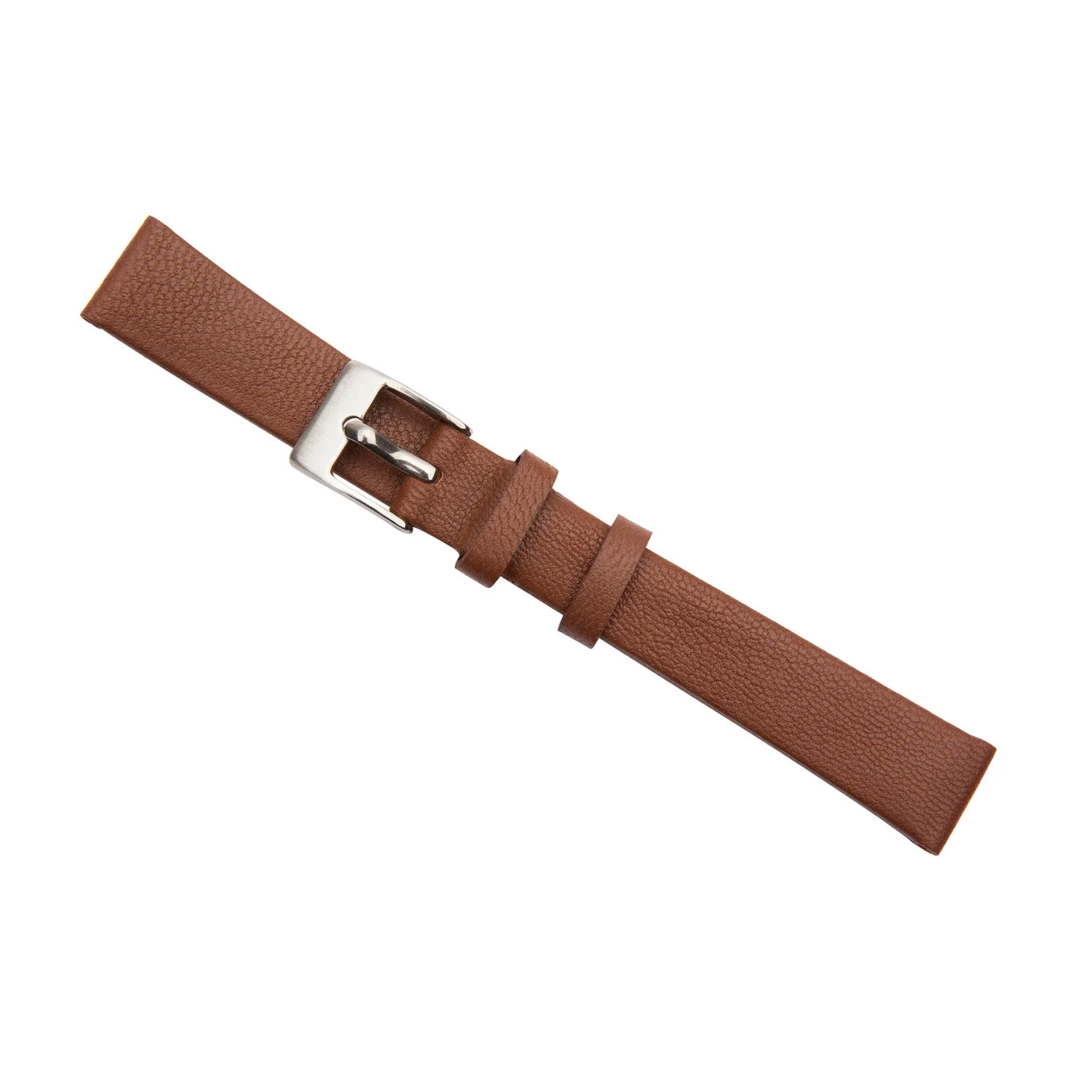 Brown Lambskin Leather Watch Band - Image 6
