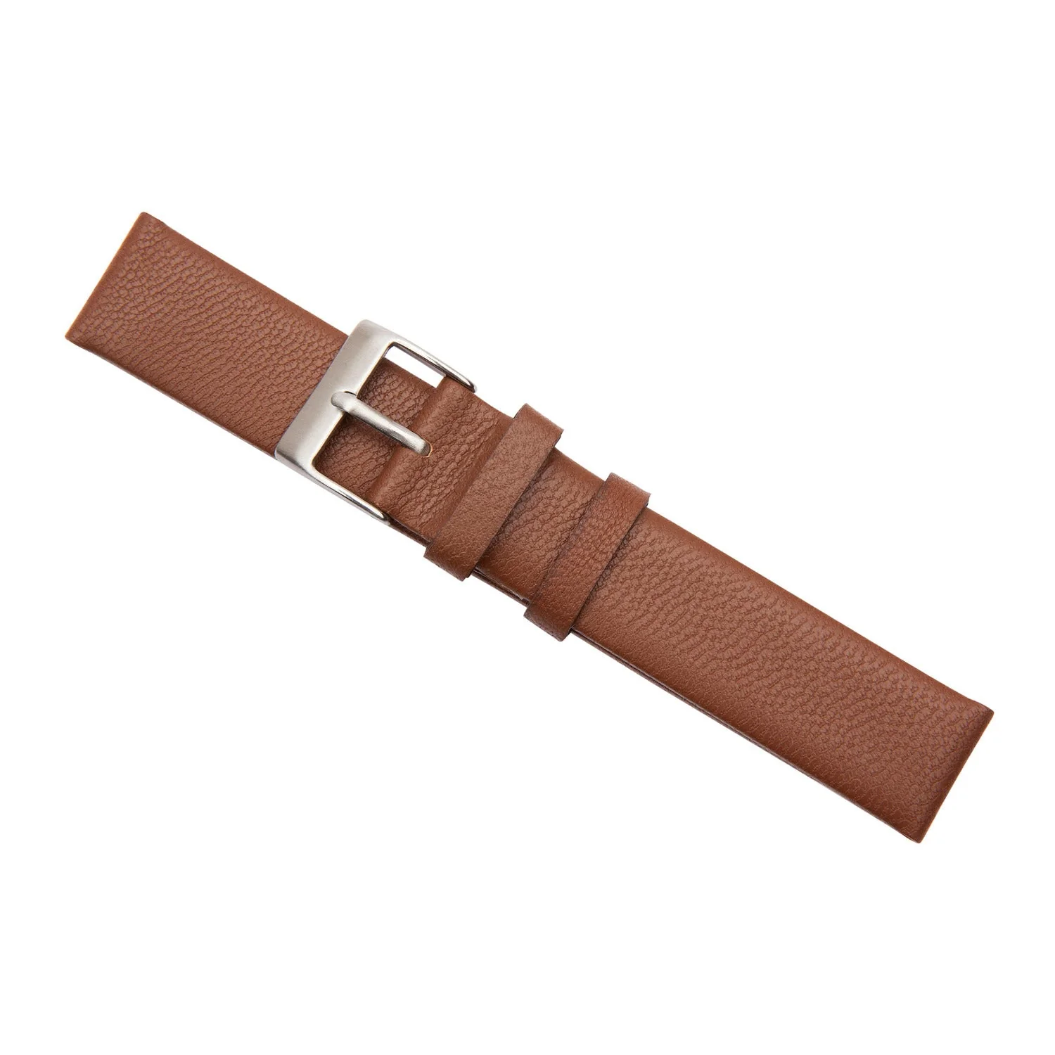 Brown Lambskin Leather Watch Band - Image 7