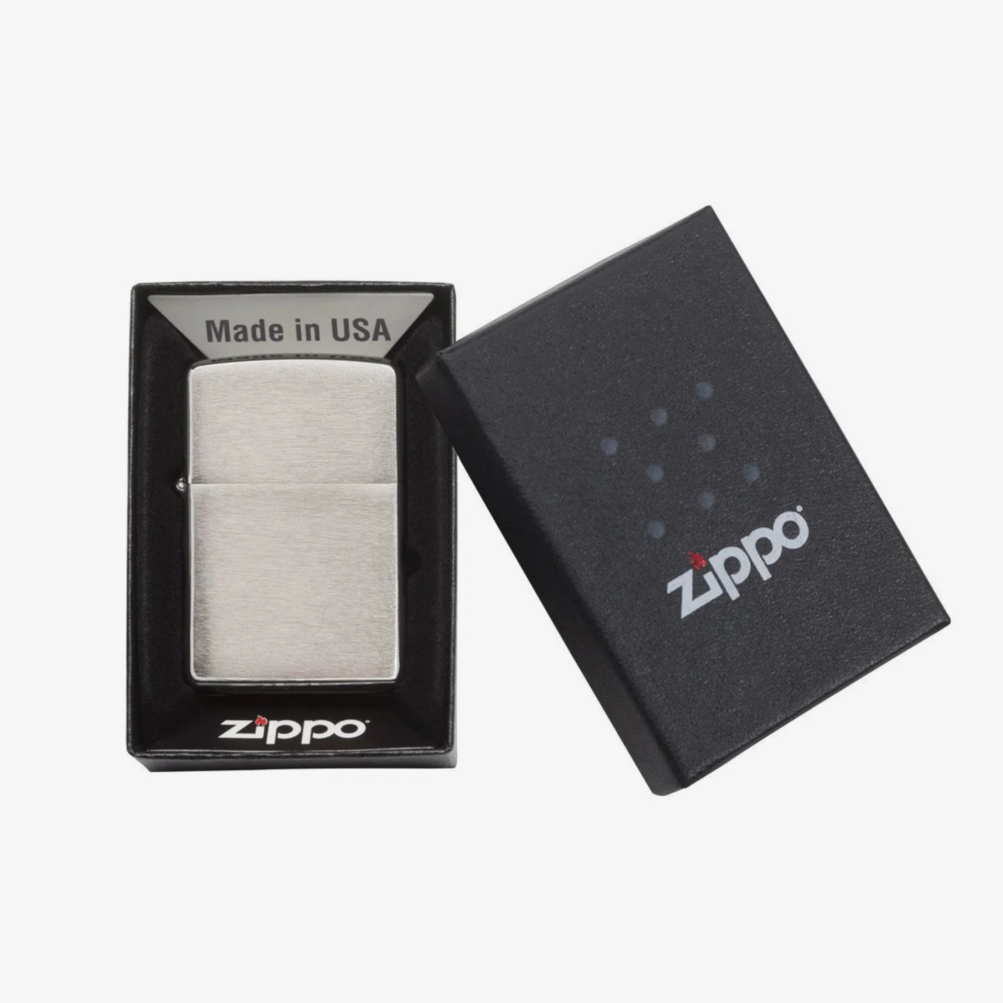 Brushed Chrome Zippo - Image 3