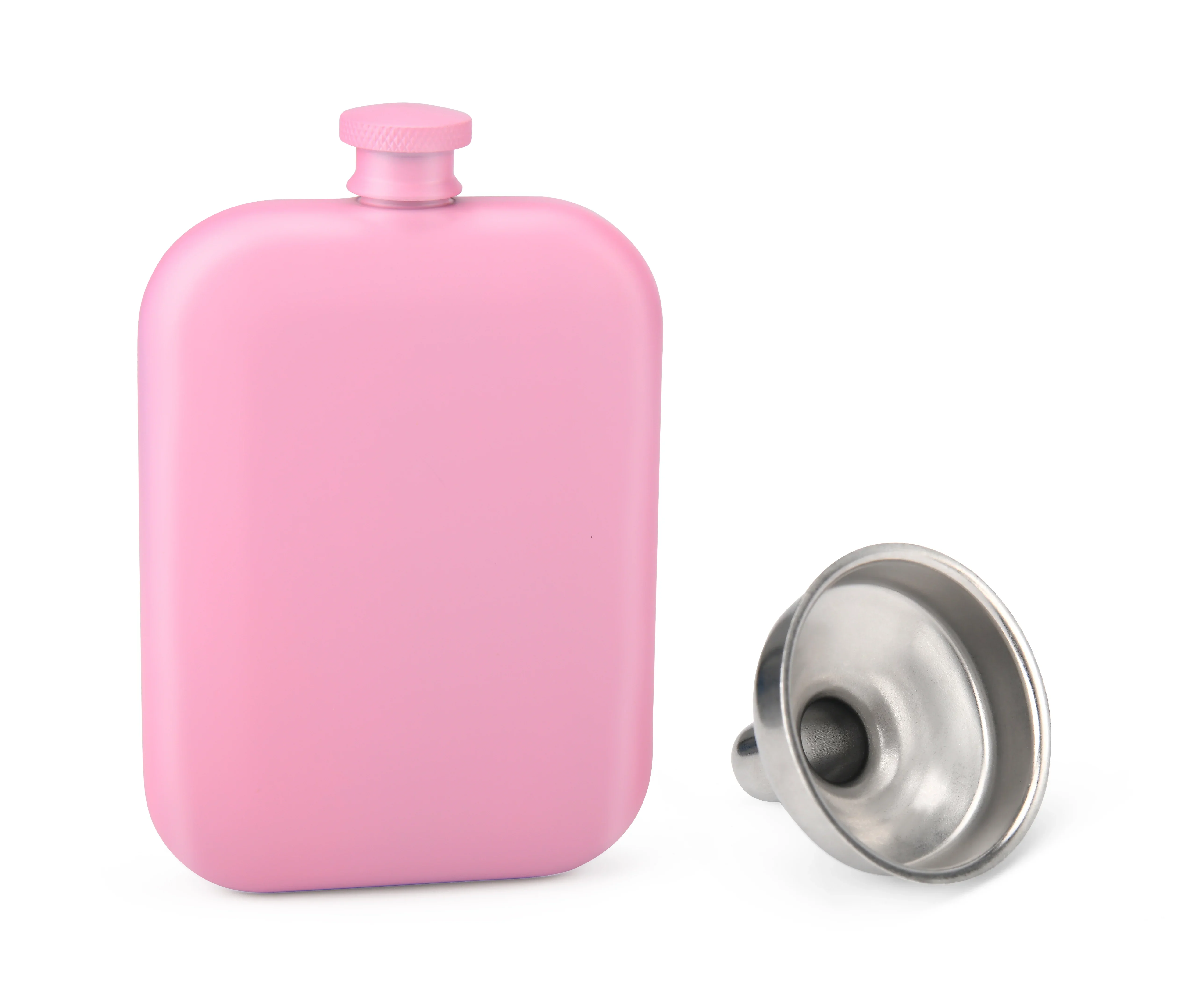 Matte Coloured Hip Flasks - Image 3