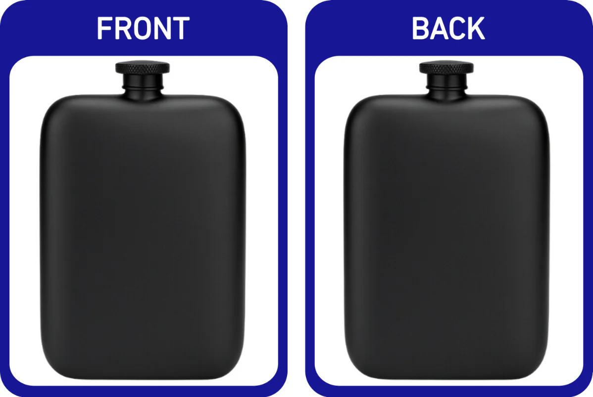 Matte Coloured Hip Flasks - Image 6