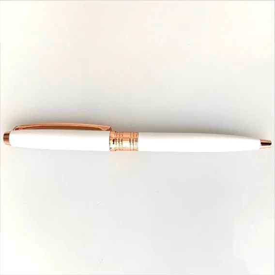 Rose Gold & White Pen - Add Personalisation - Image 4