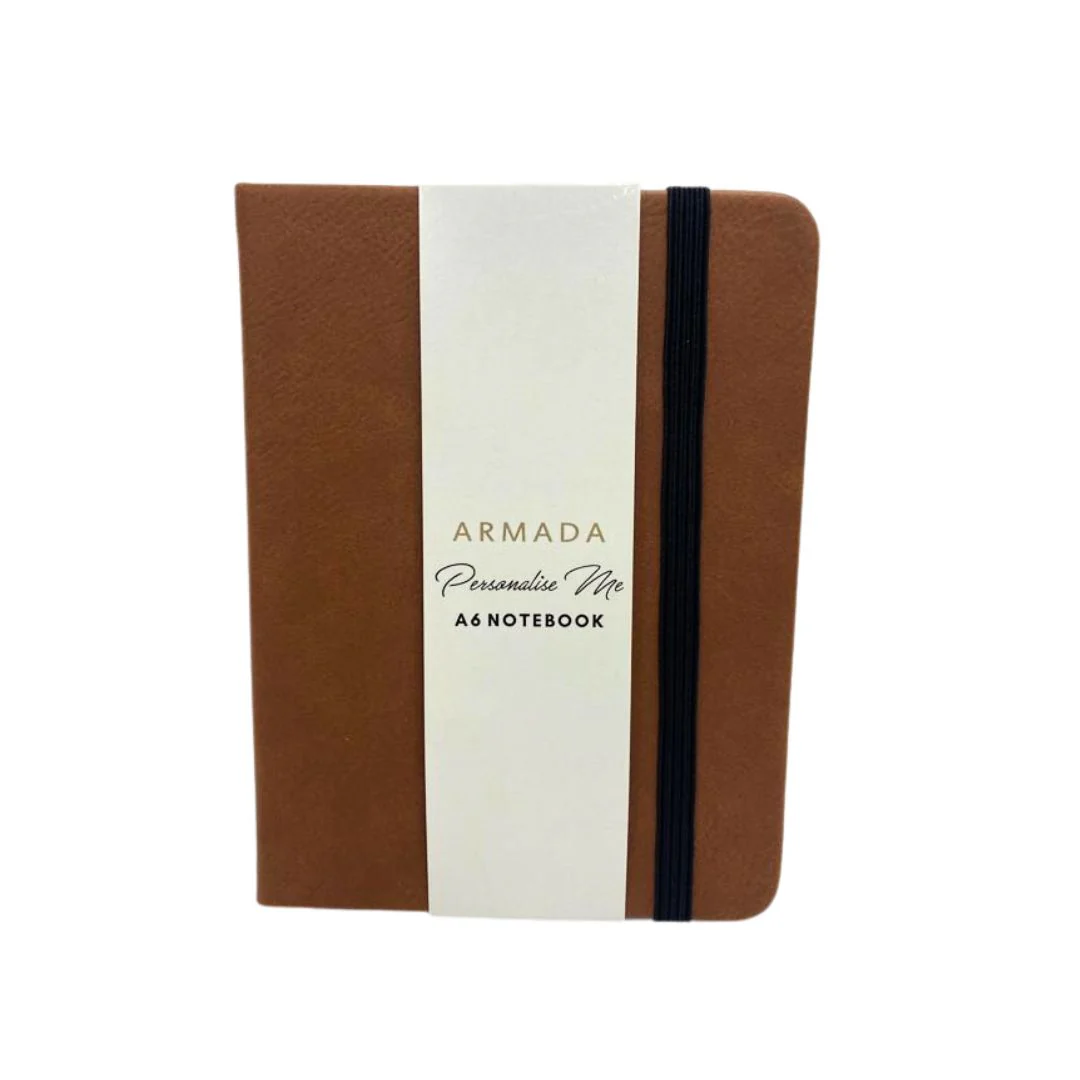 Faux Leather A6 Notebook