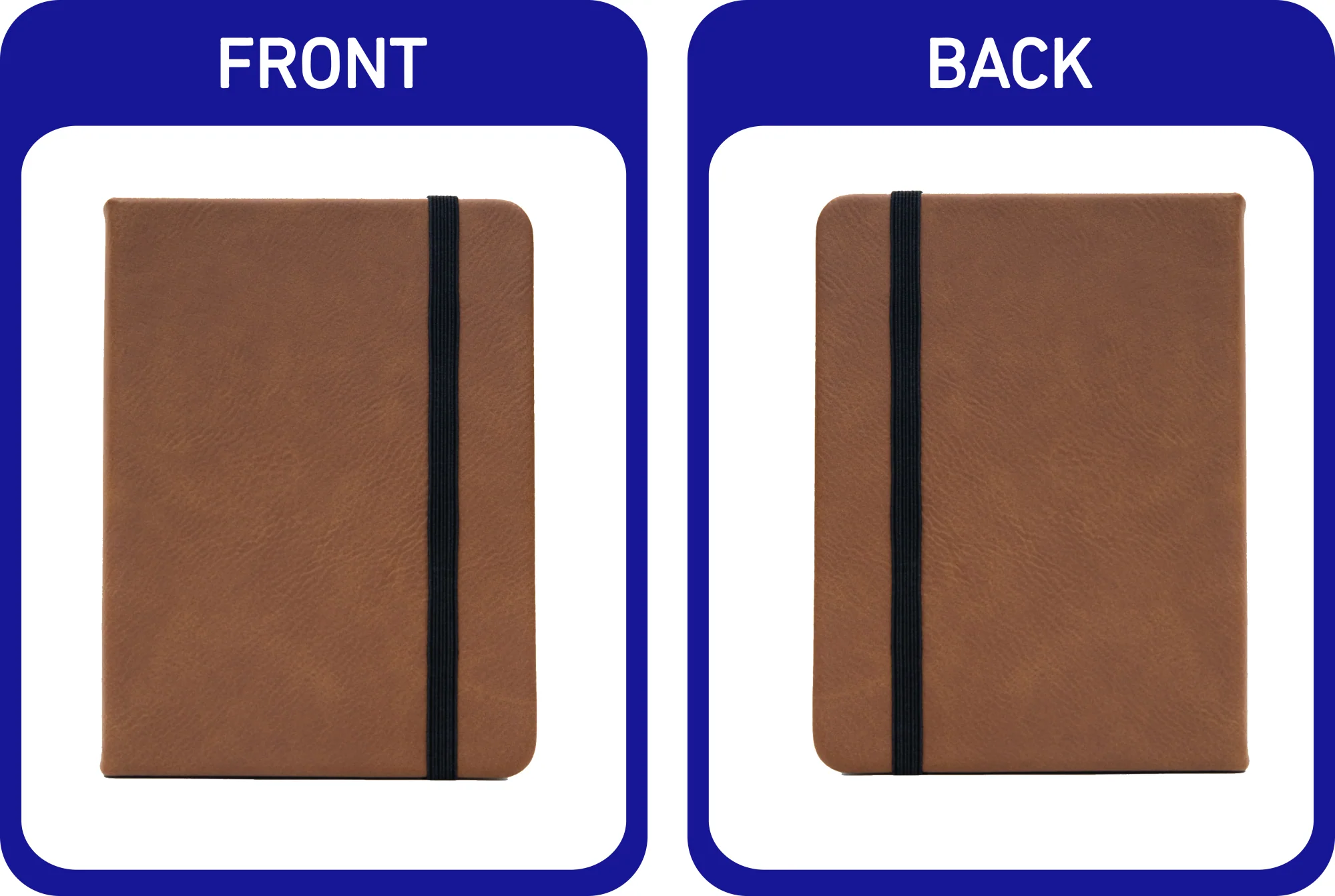 Faux Leather A6 Notebook - Image 6