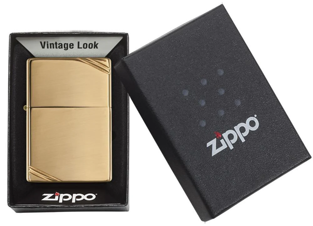 High Polish Brass Vintage Zippo - Image 2