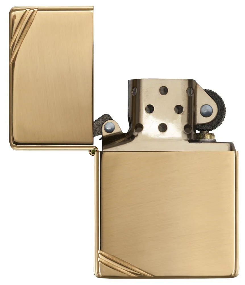 High Polish Brass Vintage Zippo - Image 4