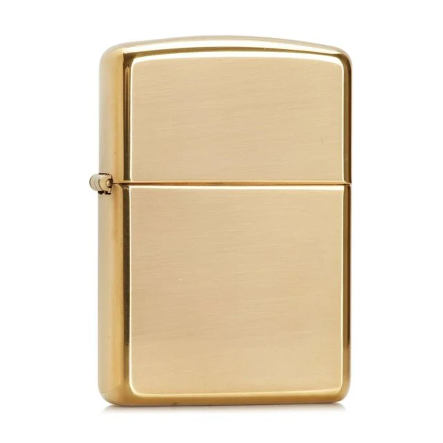 High Polish Brass Zippo - Add Personalisation