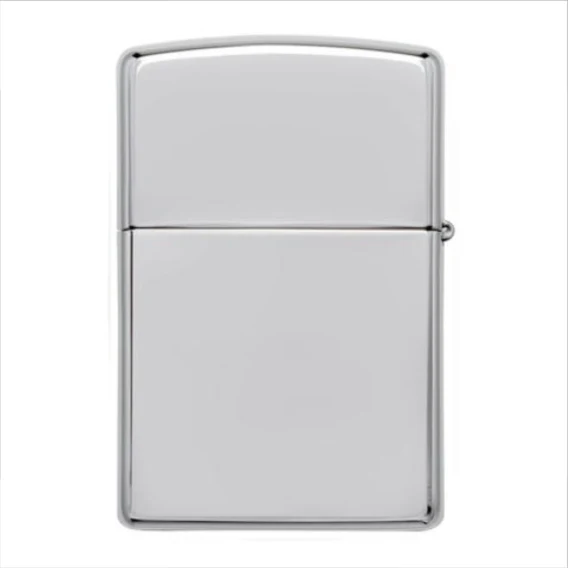 High Polish Chrome Windproof Lighter