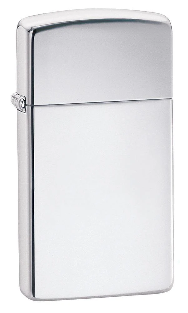High Polish Chrome Windproof Lighter - Image 3