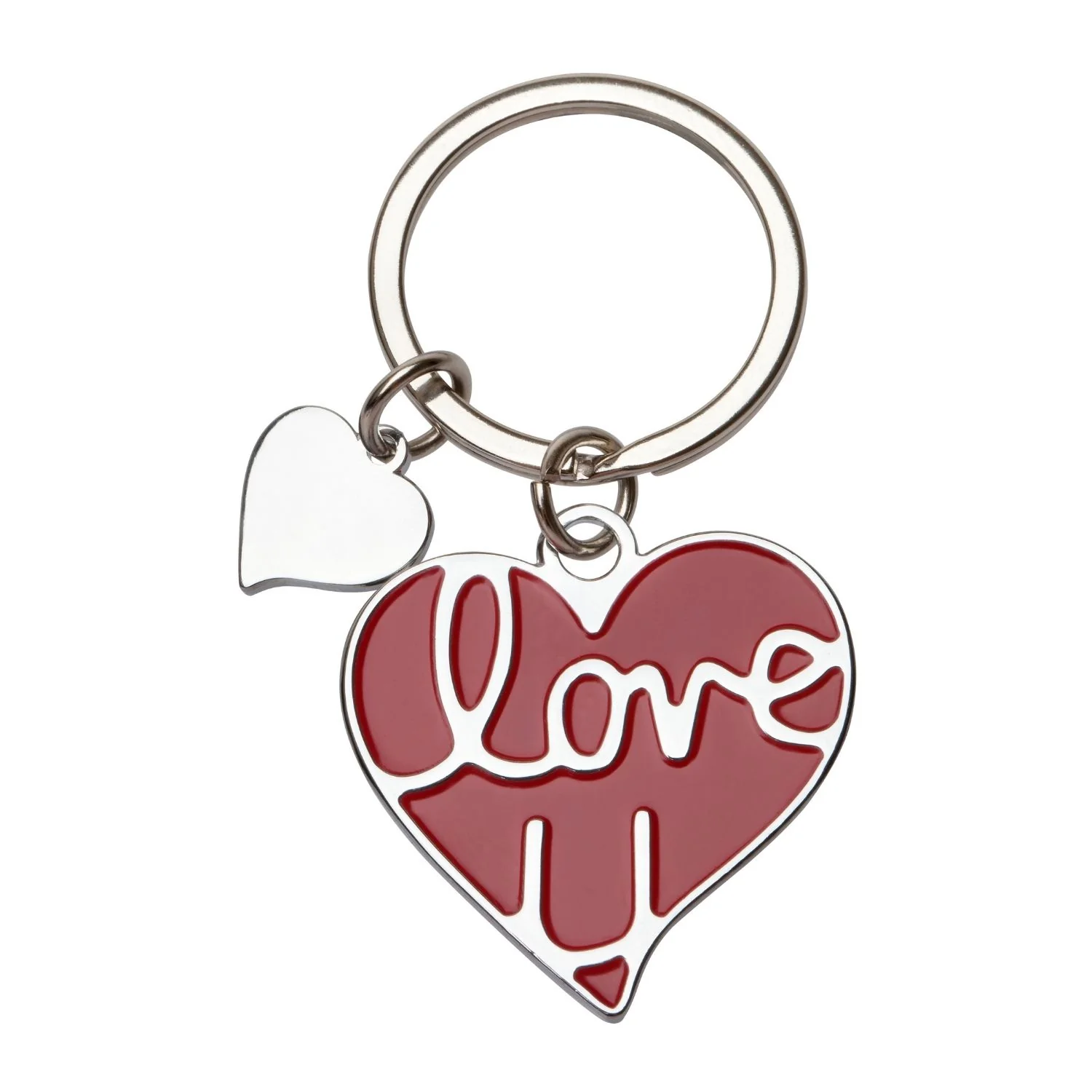 Love U Red Heart Keyring - Perfect Gift for the One You Love
