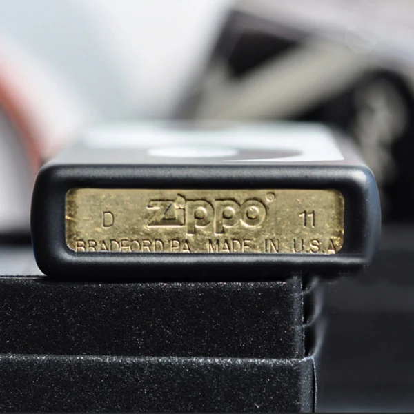 Matte Black Zippo Lighter - Classic Windproof Lighter by Zippo - Image 2