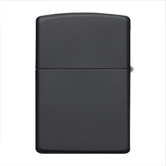 Matte Black Zippo Lighter - Classic Windproof Lighter by Zippo - Image 6