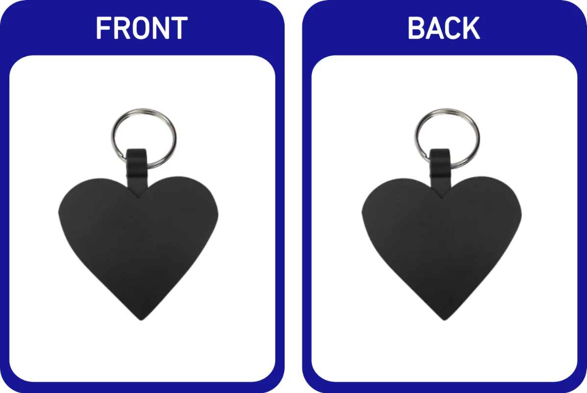 Matte Coloured Heart Pet Tags - Image 4