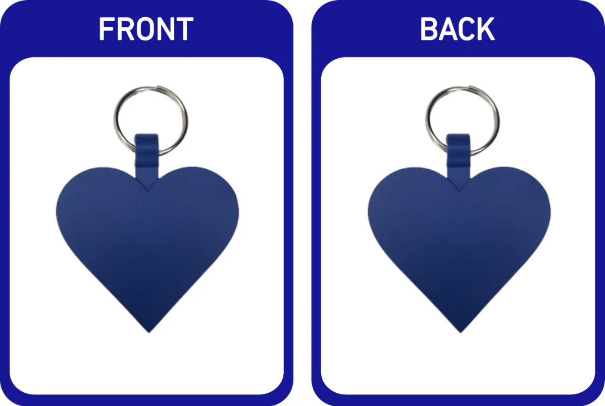 Matte Coloured Heart Pet Tags - Image 5