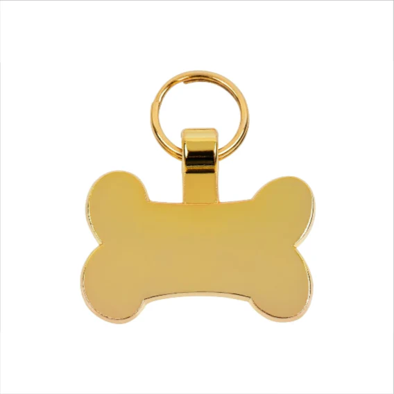 Metal Bone Pet Tags