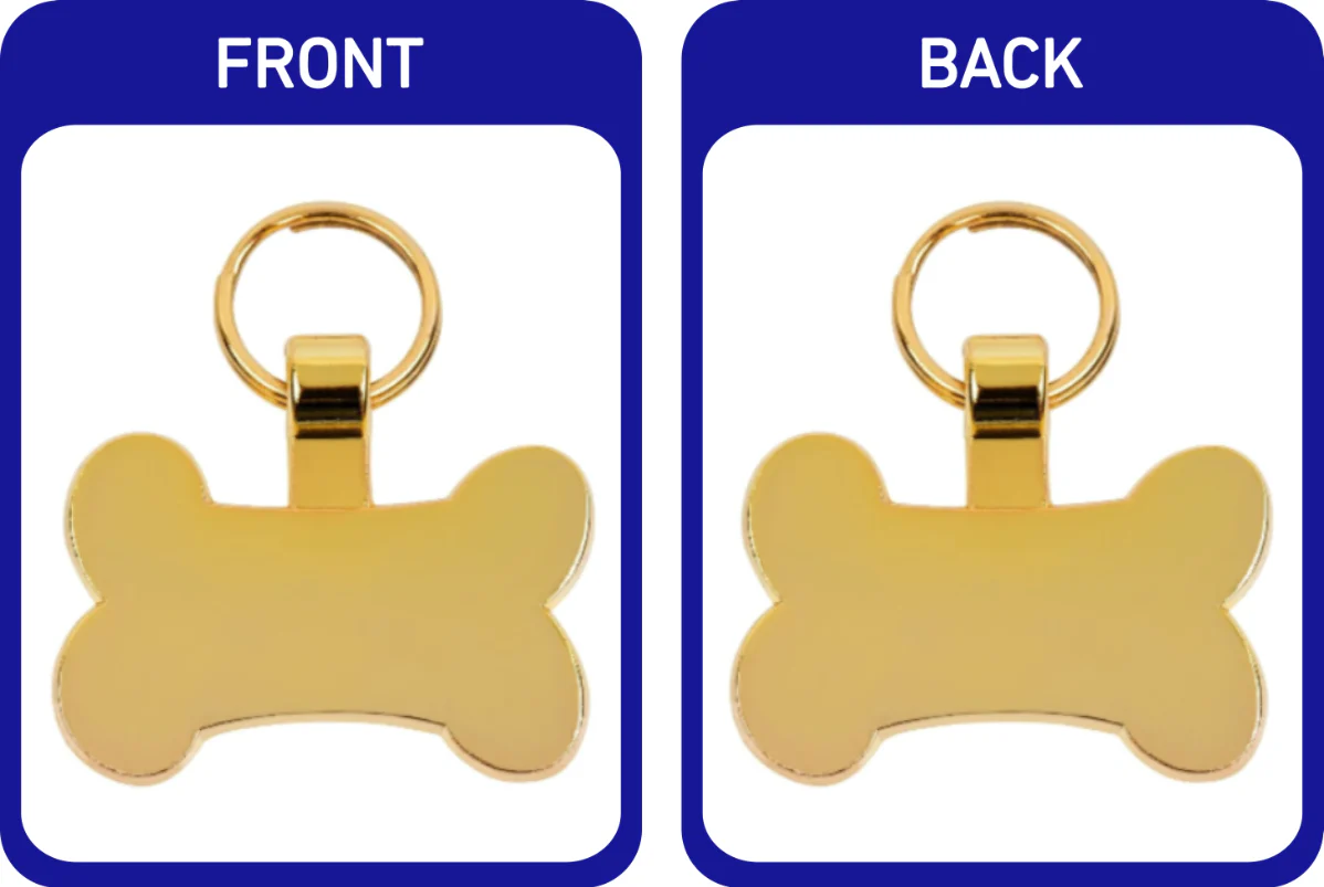 Metal Bone Pet Tags - Image 4