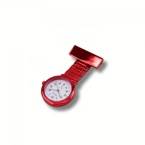 Red Anodised Nurse Watch - Image 2
