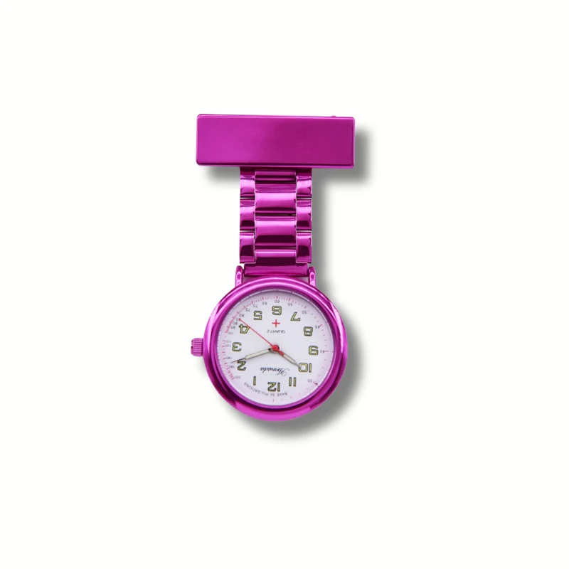 Pink Anodised Nurse Watch