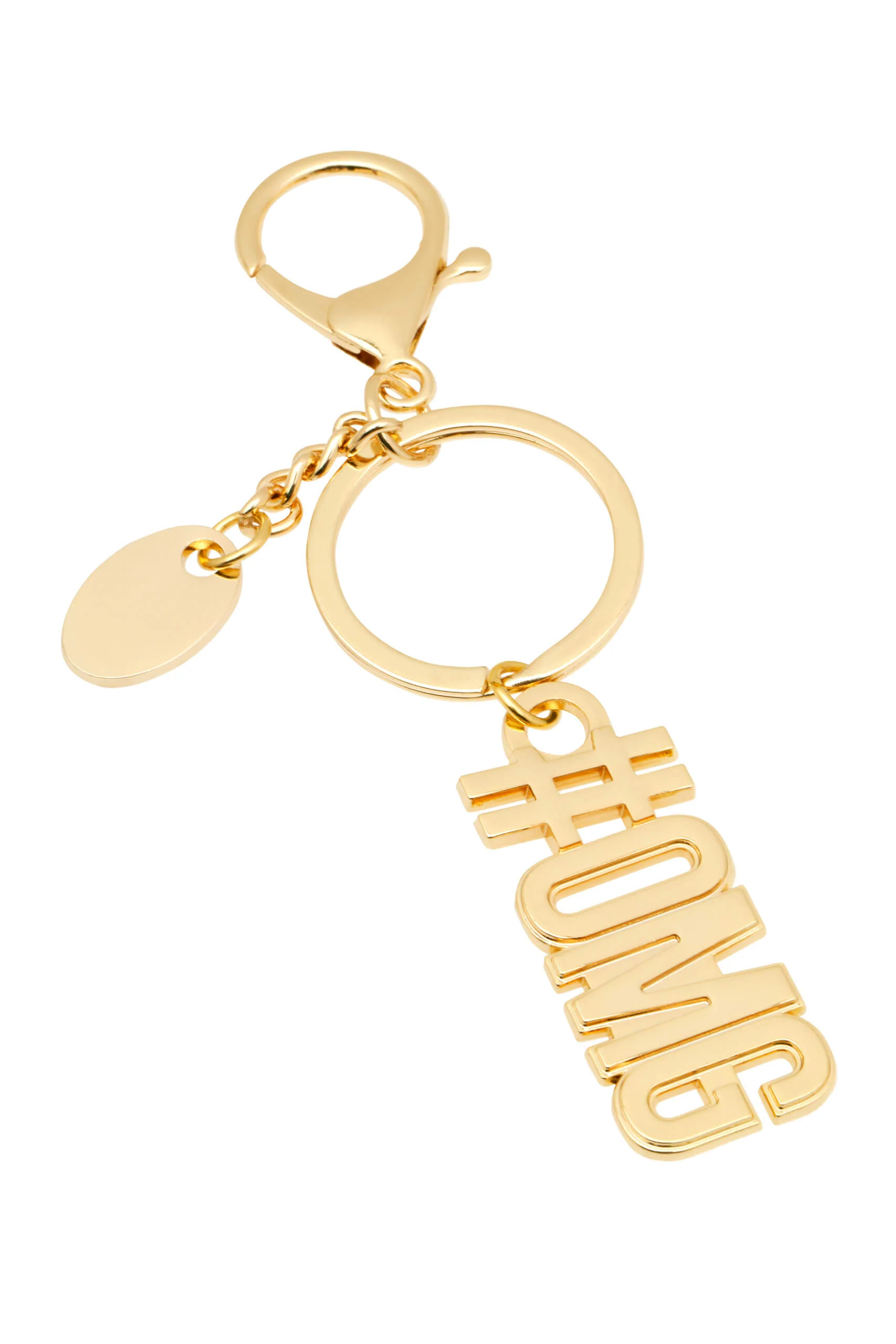#OMG Gold Keyring