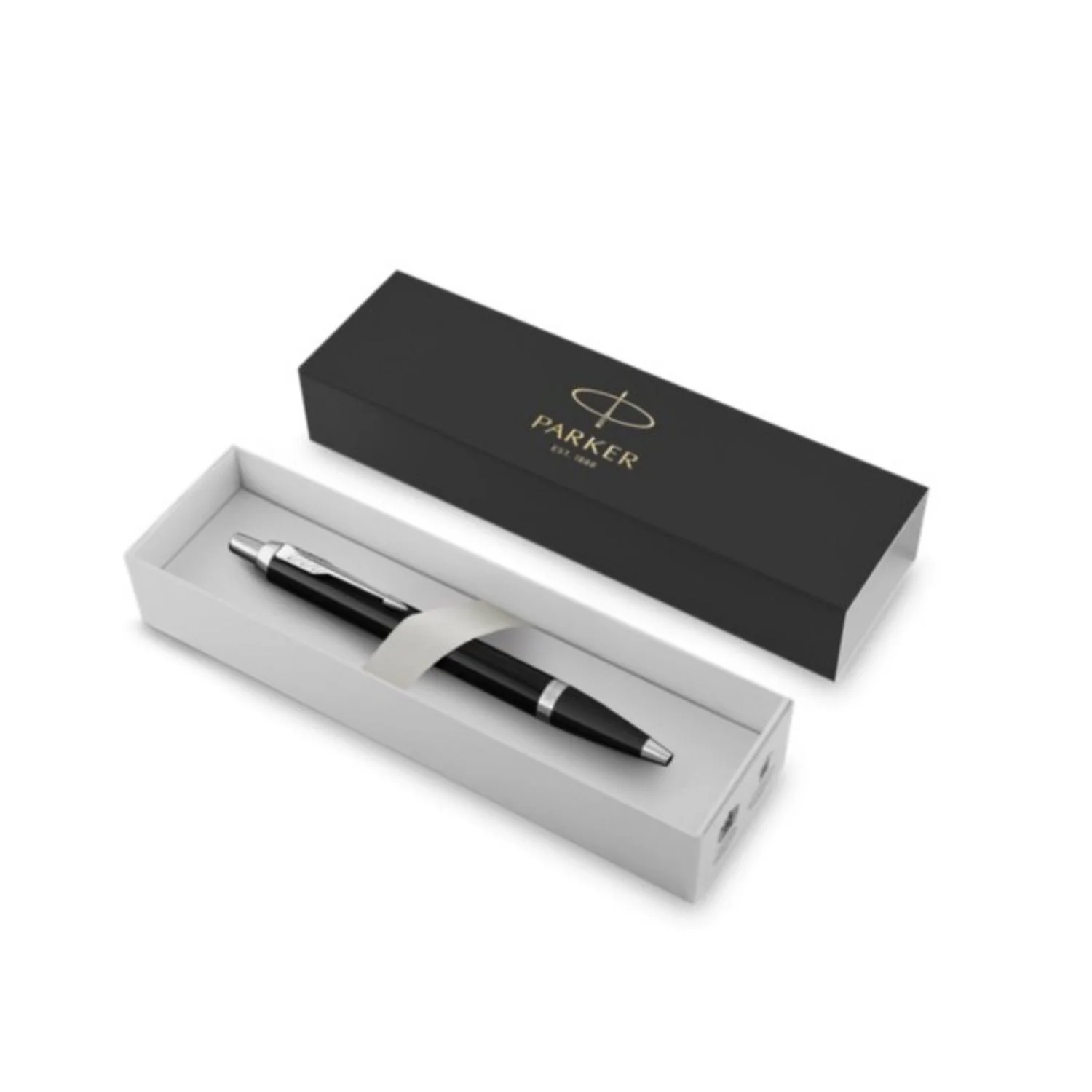 Parker Pen IM Black Lacquer Chrome Trim - Add Personalisation - Image 2