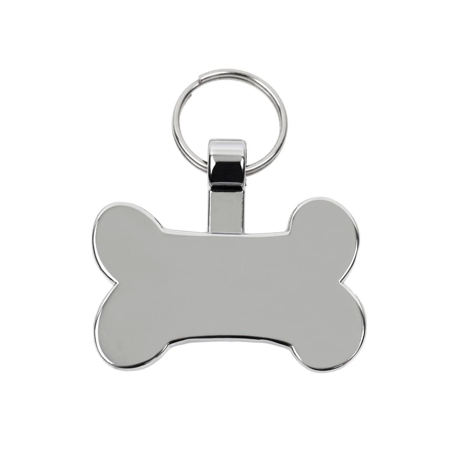 Pink Diamantes Dog Bone Pet Tag - Image 2