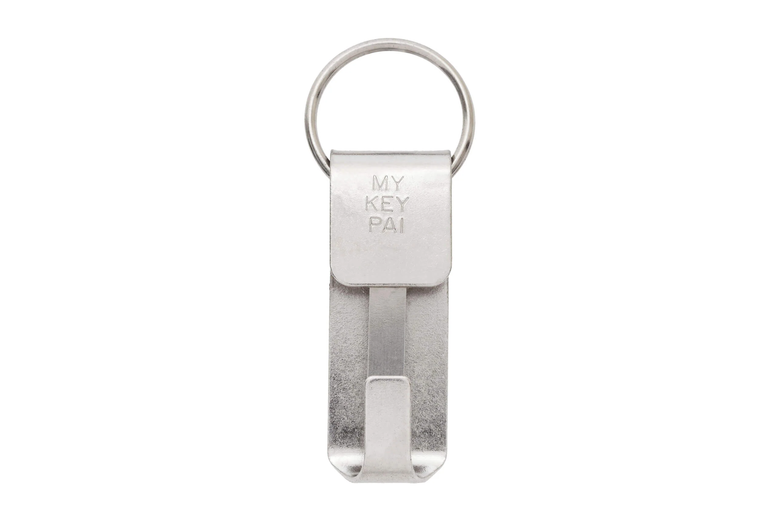 Secure Belt Key Clip Key Ring Accessory Chrome - Image 2
