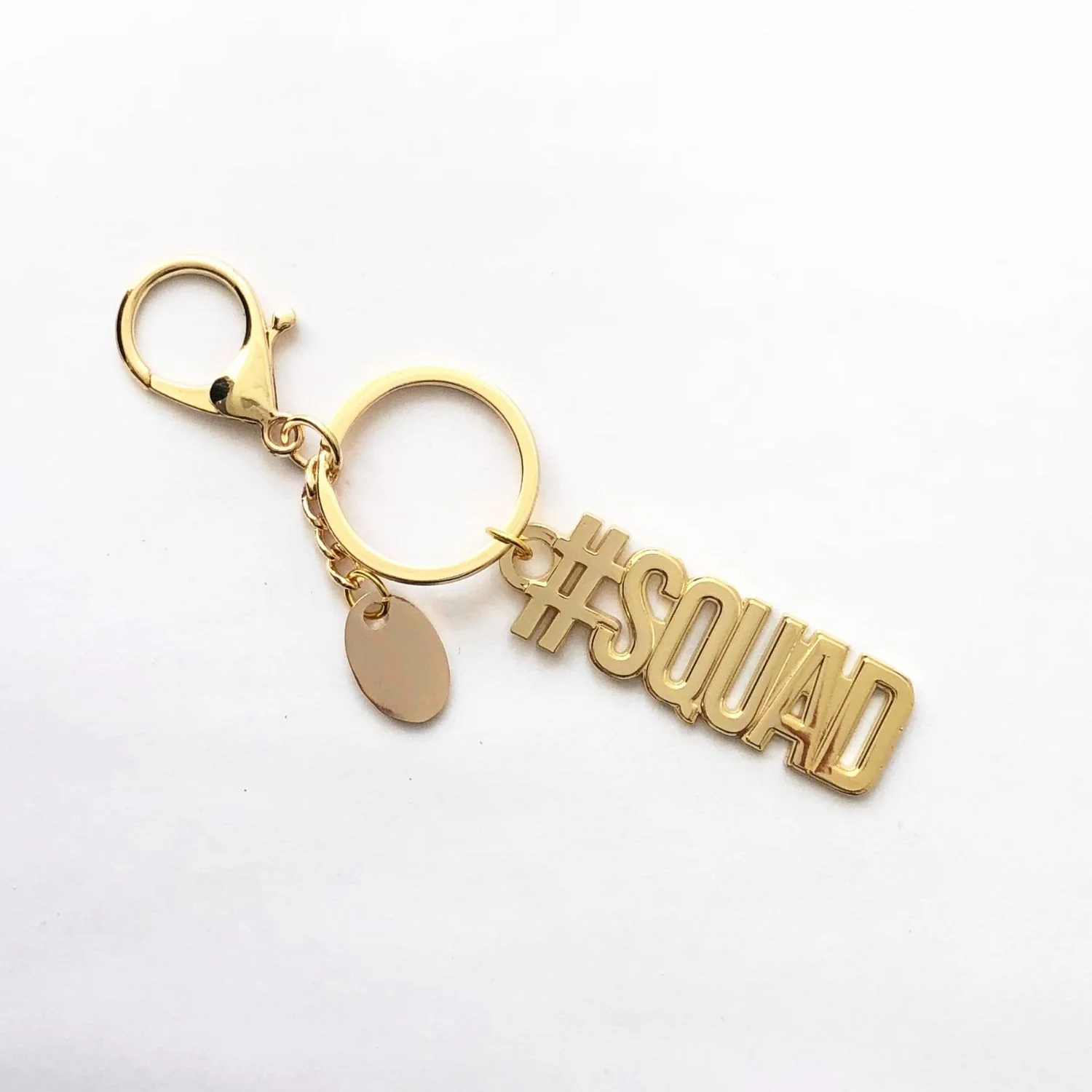 #Squad Gold Keyring