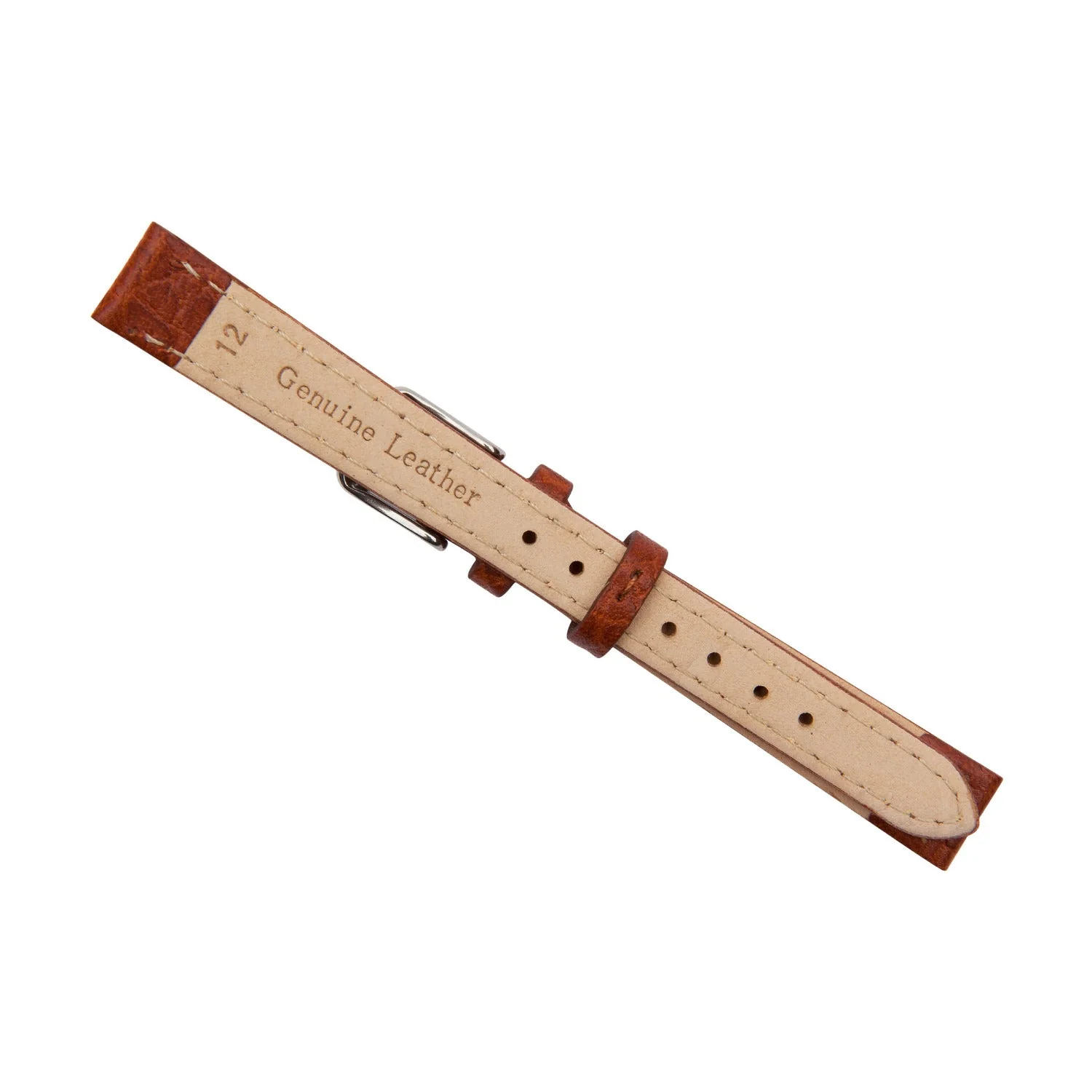 Tan Italian Buffalo Leather Watch Band - Image 3