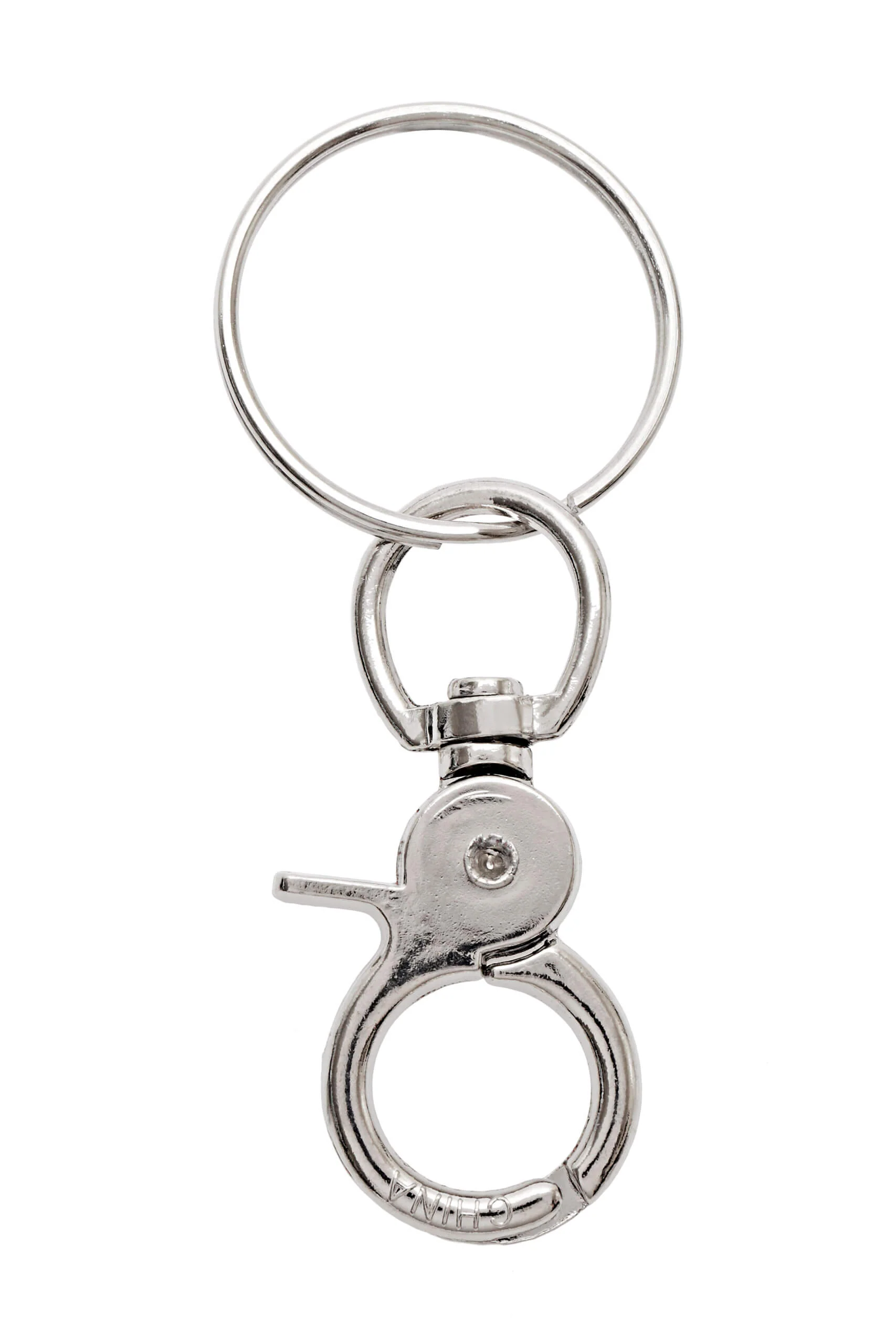 Trigger Snap Hook Key Ring Accessory Chrome - Image 2