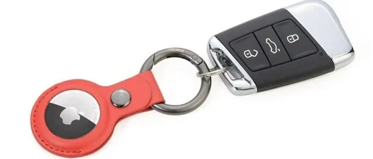 Troika Carabiner Ring with Air Tag Cover Keyring - Image 2