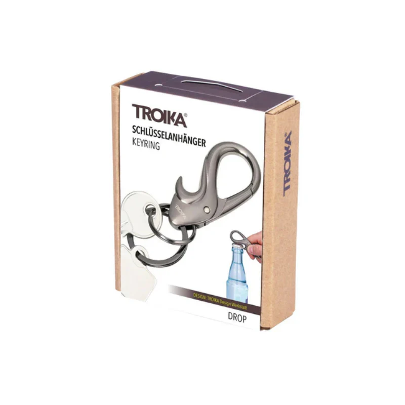 Troika Drop Double Keychain/Bottle Opener Keyring Accessory - Image 6