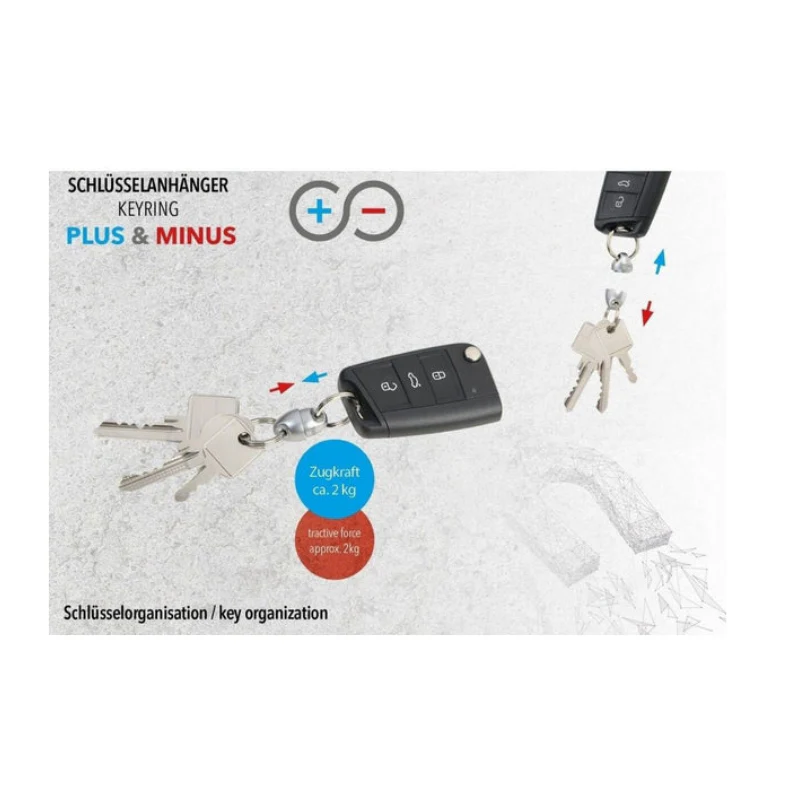 Troika Plus Minus Quick-release Magnetic Keyring Accessory - Image 2