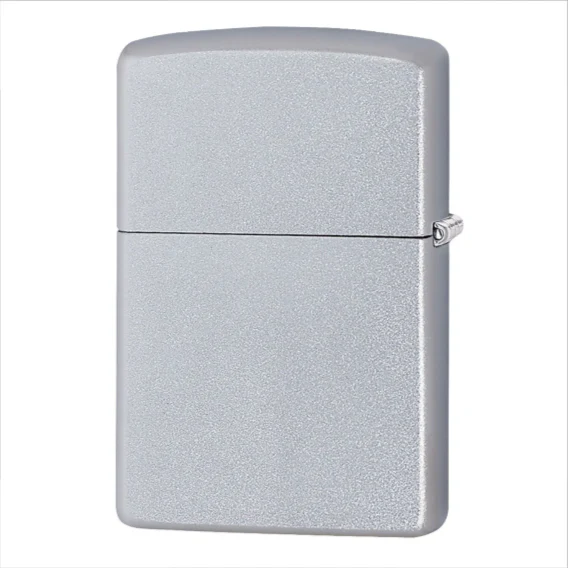 Satin Chrome Zippo Lighter - Add Engraving - Image 4